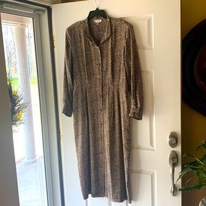 Washable Silk Shirt Dress